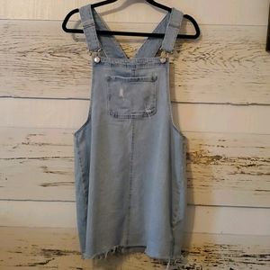 Wild Fable Sz Large Overall Denim Dress